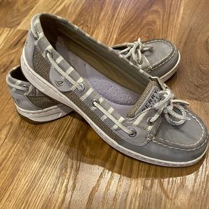 Sperry Top-Sider Shoes Gray & White Size 7